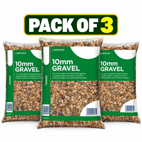 10mm pea gravel shingle - 10mm, 3