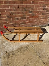 Vintage Gloco Wooden Sledge