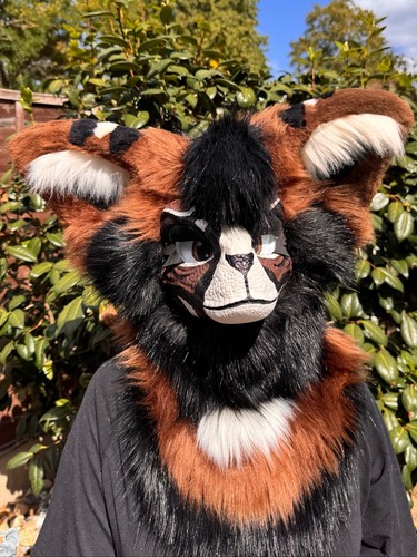 Handmade dino mask fursuit - mask,