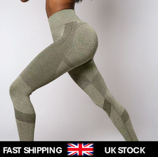 Sports Leggings | High Waist Bum Lift Gym & Yoga TikTok Fitness – UK Stock