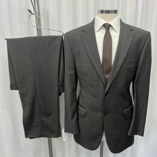M&S ULTIMATE Ultimate Performance Neutral Pure Wool 2 Piece Suit C42S W34 L29