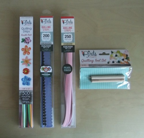 Birds studio quilling set - 3,