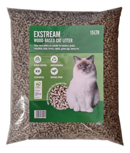 Cat litter wood - cat,