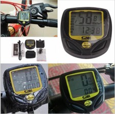 WIRELESS LCD BIKE COMPUTER SPEEDO ODOMETER WATERPROOF SPEEDOMETER CYCLE BICYCLE
