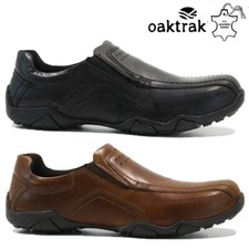 MENS LEATHER SLIP ON WALKING