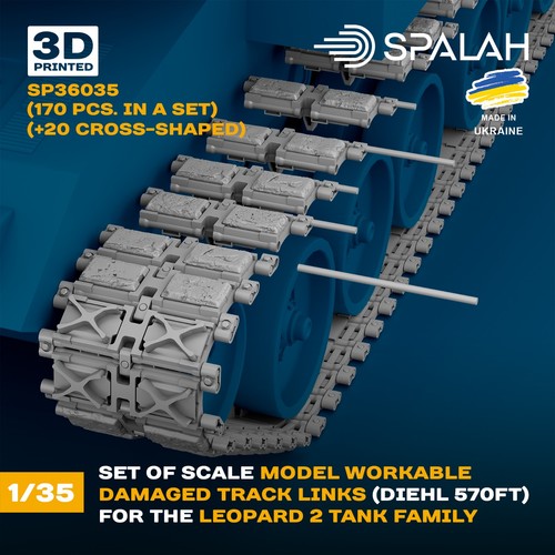 Damaged track links - links, for