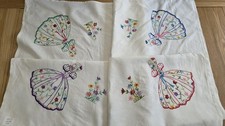 Vintage white Crinoline lady