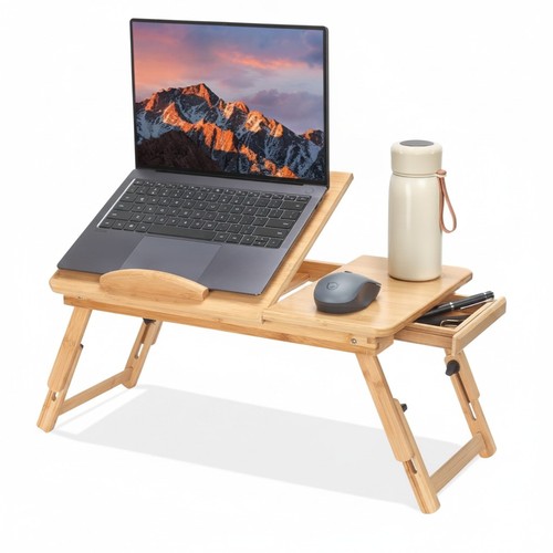 Bamboo laptop desk with - bamboo,