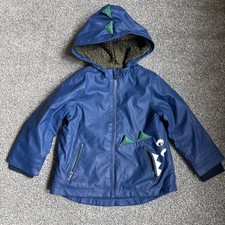 Marks And Spencer Boys Dinosaur Coat Age 3-4 Years
