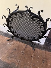 Antique metal fire guard - metal,