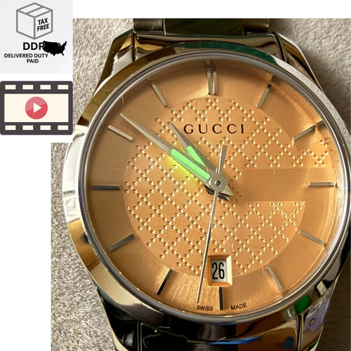 Near mint box gucci - w/box,