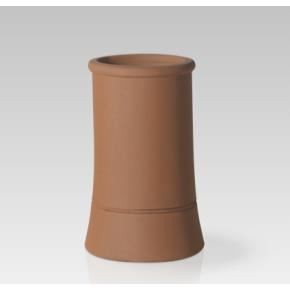 Roll top chimney - chimney, black/red