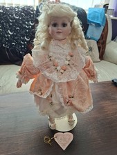 1990's Vintage frankline Mint heirloom Doll Made And Signed By Maryse Nicole