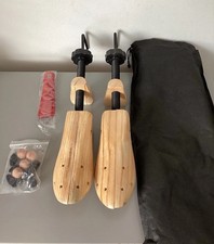 Shoe Boot Shaper Stretcher, Shoe Tree, Wooden, Adjustable, Shoe Horn, Bag, New