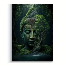 Buddha Buddhism Ohm Zen Framed