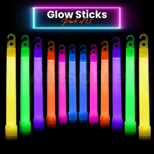 Glow sticks party packs 25 - party,