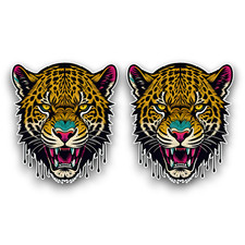 Small jaguar animal head - small,
