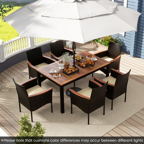 Pcs rattan outdoor patio - pe,