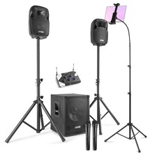 Karaoke PA Speaker System with