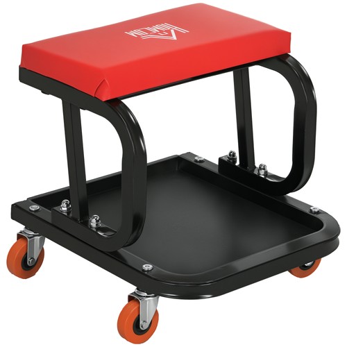 Homcom workshop stool - homcom, rolling