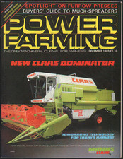 DECEMBER 1985 "POWER FARMING" Magazine Brochure