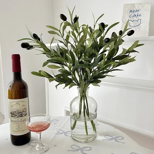 Artificial green plant olive - plant,