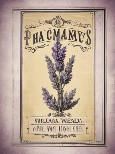 Vintage pharmacy sign french - pharmacy,