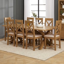 Dining Table Set with Oak