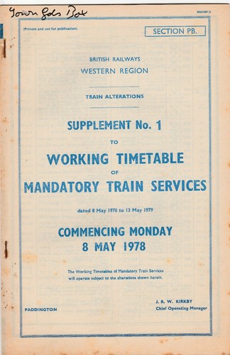 British railways western - british,