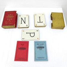 Vintage Waddingtons Lexicon Card Game Complete with Rules dated 1935