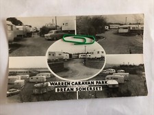Warren Caravan Park Brean Somerset Multi View Unposted RPPC 1960’s?