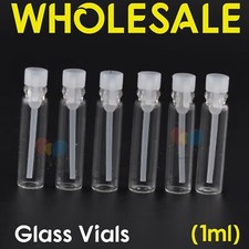 WHOLESALE PERFUME SAMPLES 1ML 2ML VIALS EMPTY VIALS  MINI CUTE GLASS VIALS VIAL