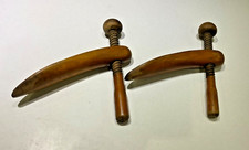 Vintage Pair Watts's Patent Screw Wooden Shoe Trees Stretchers Men’s Large £18