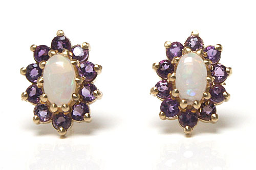 9ct gold opal - gold, and
