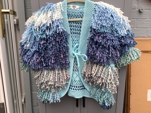 Shaggy shrug bolero b46 - b46", 20