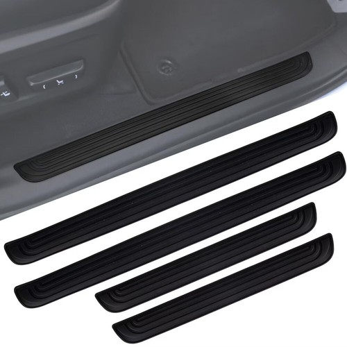 Rubber car door scuff plate - 4x,