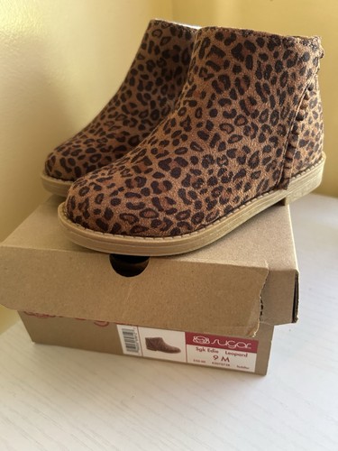 Girls leopard boots size - leopard,