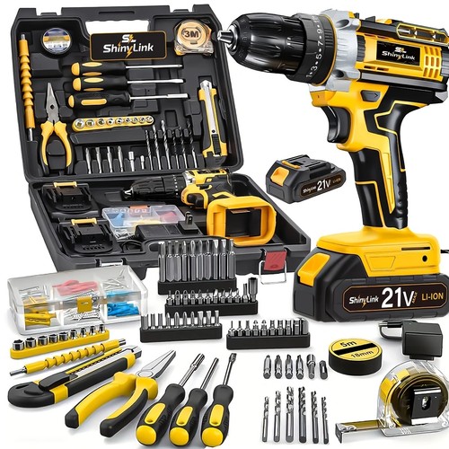 21v cordless drill - cordless, set