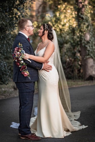 Gaia bridal wedding dress and