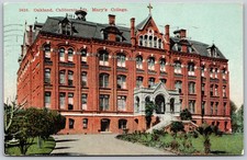 1911 St Marys College Oakland California ANTIQUE Postcard 9672
