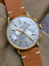 1960s Swiss Emperor Manual Wind Chronograph made by O&W, Valjoux 7733, serviced