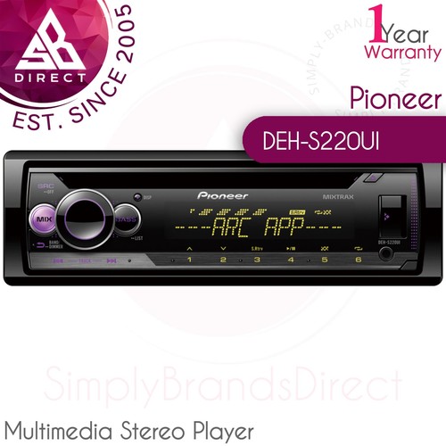Pioneer deh s220ui - deh-s220ui, single