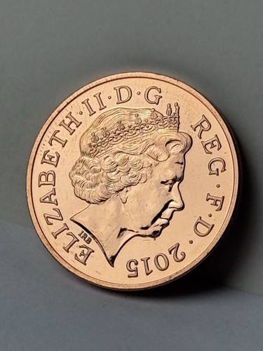 Uncirculated 2015 two pence - two,