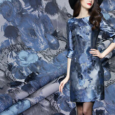 Style Of Painting Jacquard Women Suit Brocade Damask Evening Dress DIY Fabric 1M