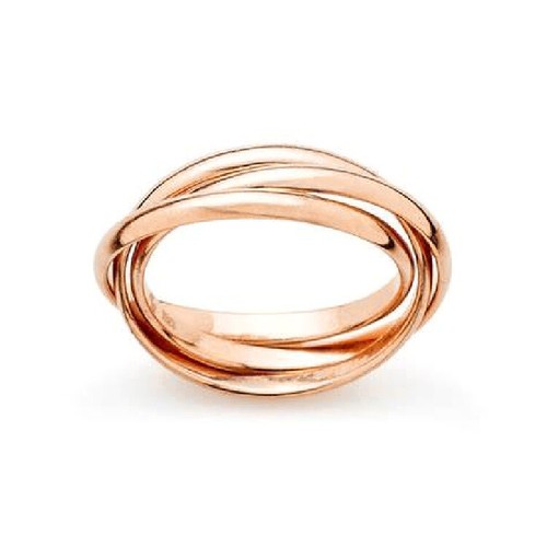 Plain rose gold finish - finish, triple