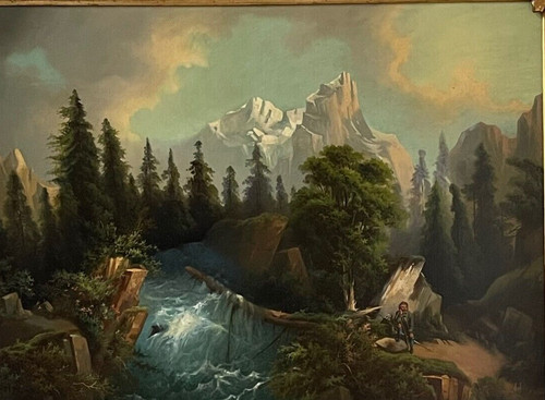 Oil painting picture - oil,