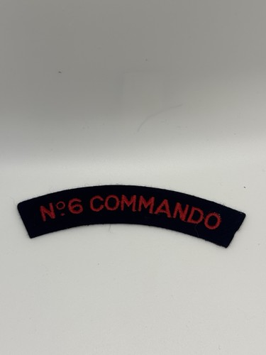 Commando shoulder title - no.,
