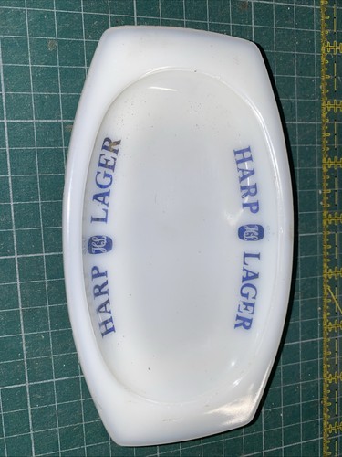 Vintage glass ash tray - glass,