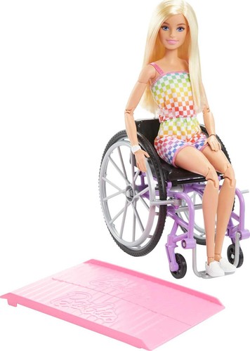 Barbie doll with - barbie, wheelchair