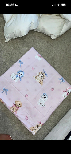 Double pink cotton dog - double, puppy